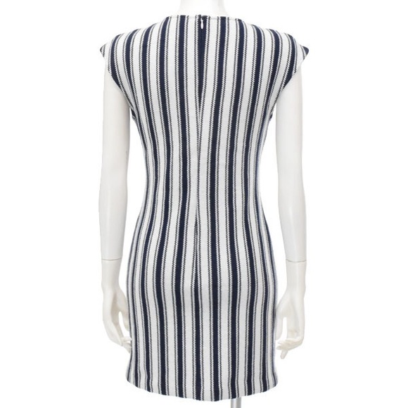 Theory Back On Cyclade Textured Cotton Blend Sheath Dress - Picture 2 of 8